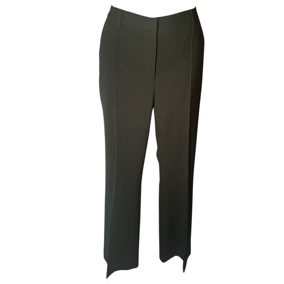 Burberry London black wool trouser pants bootcut flare size 8 - EUC - Picture 1 of 16